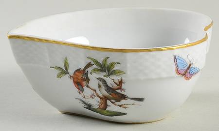 Rothschild Bird (RO) Heart Shape Box No Lid