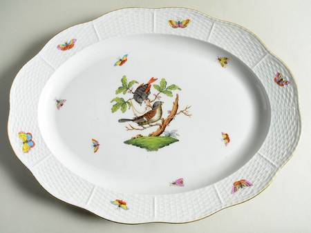 Rothschild Bird (RO) 14" Oval Serving Platter