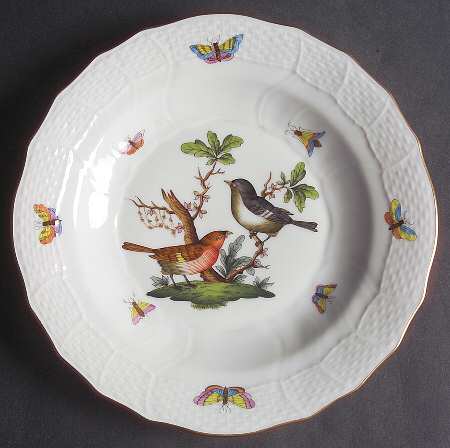 Rothschild Bird (RO) Dessert/Pie Plate