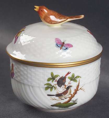 Rothschild Bird (RO) Mini Sugar Bowl & Lid