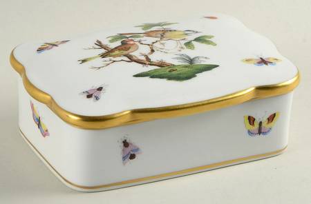 Rothschild Bird (RO) Cigarette Box & Lid