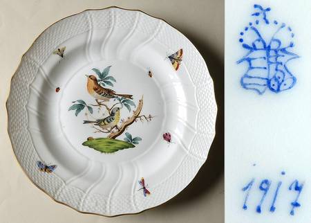 Rothschild Bird (RO) Dinner Plate