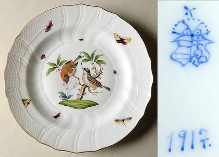 Rothschild Bird (RO) Dinner Plate