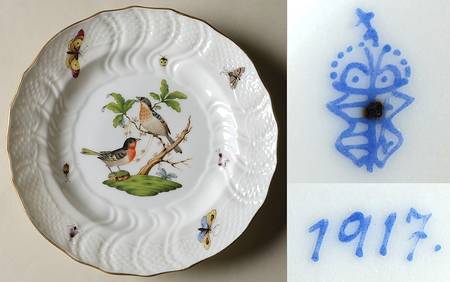 Rothschild Bird (RO) Salad Plate