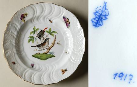 Rothschild Bird (RO) Salad Plate
