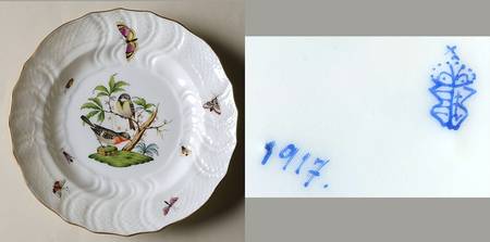 Rothschild Bird (RO) Salad Plate