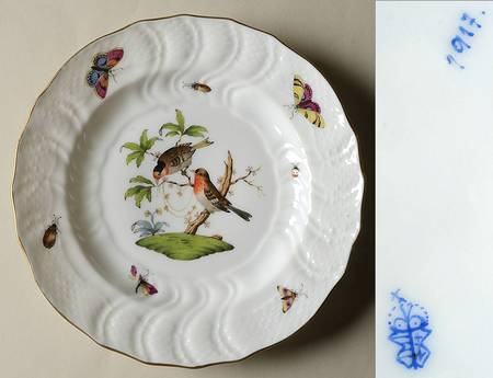 Rothschild Bird (RO) Salad Plate