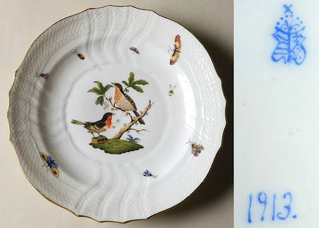 Rothschild Bird (RO) Luncheon Plate