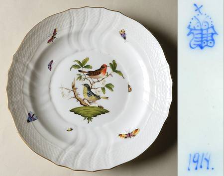 Rothschild Bird (RO) Luncheon Plate