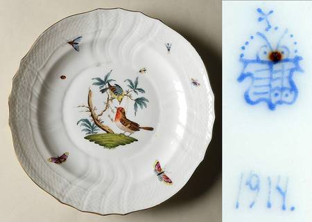 Rothschild Bird (RO) Luncheon Plate