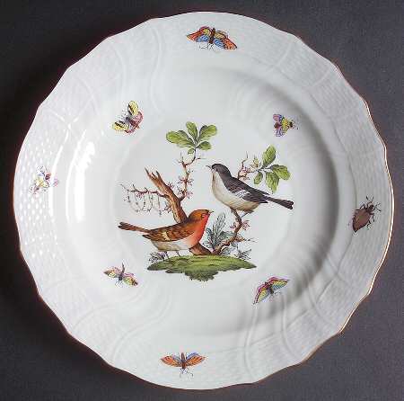 Rothschild Bird (RO) Luncheon Plate