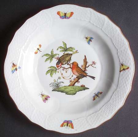 Rothschild Bird (RO) Dessert/Pie Plate