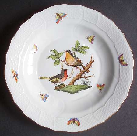 Rothschild Bird (RO) Dessert/Pie Plate