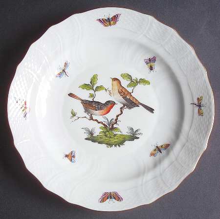Rothschild Bird (RO) Luncheon Plate