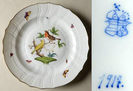 Rothschild Bird (RO) Dinner Plate