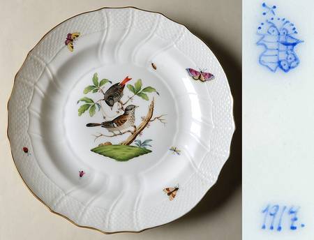 Rothschild Bird (RO) Dinner Plate