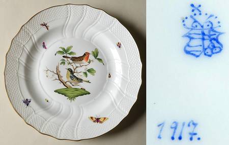 Rothschild Bird (RO) Dinner Plate