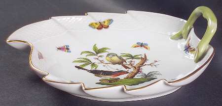 Rothschild Bird (RO) 9" Leaf Dish