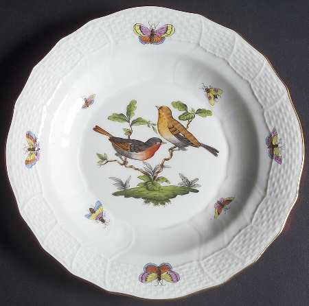 Rothschild Bird (RO) Dessert/Pie Plate
