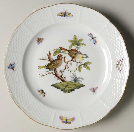 Rothschild Bird (RO) Luncheon Plate