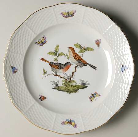 Rothschild Bird (RO) Luncheon Plate