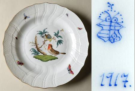Rothschild Bird (RO) Dinner Plate