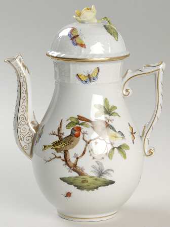 Rothschild Bird (RO) Small Coffee Pot & Lid