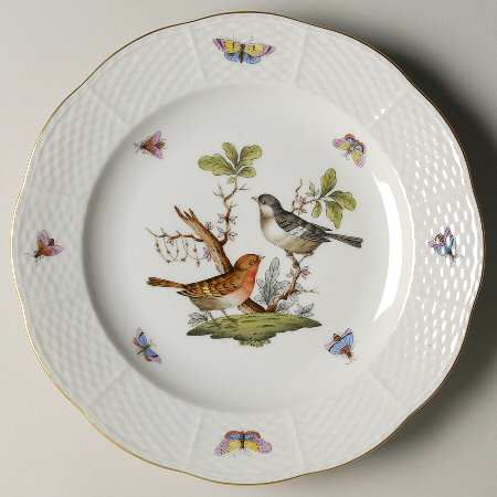 Rothschild Bird (RO) Luncheon Plate