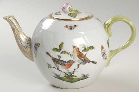 Rothschild Bird (RO) Teapot & Lid