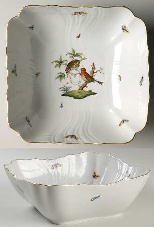 Rothschild Bird (RO) 10" Square Salad Serving Bowl