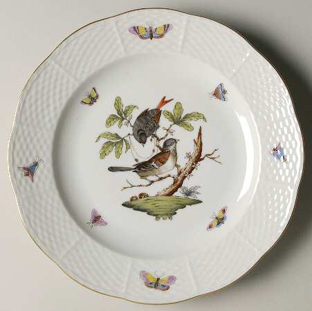 Rothschild Bird (RO) Luncheon Plate