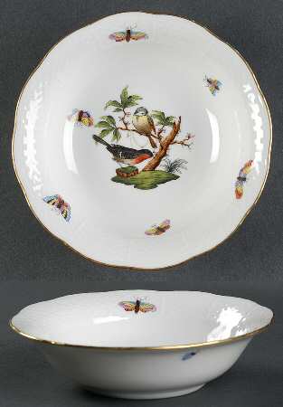 Rothschild Bird (RO) Oatmeal Bowl by Herend