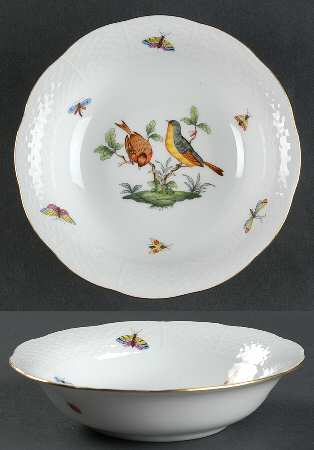 Rothschild Bird (RO) Oatmeal Bowl by Herend