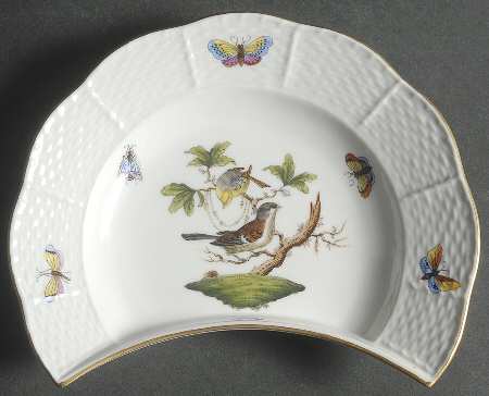 Rothschild Bird (RO) Crescent Salad Plate