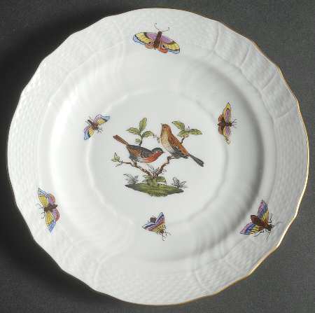 Rothschild Bird (RO) Bread & Butter Plate