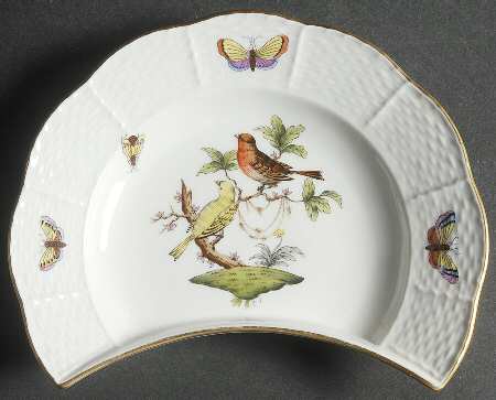 Rothschild Bird (RO) Crescent Salad Plate