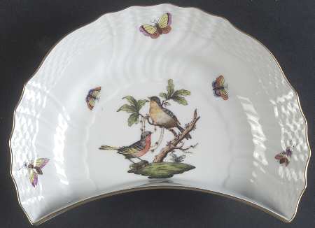 Rothschild Bird (RO) Crescent Salad Plate
