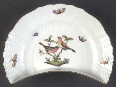 Rothschild Bird (RO) Crescent Salad Plate