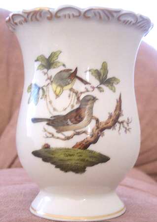 Rothschild Bird (RO) 4" Vase