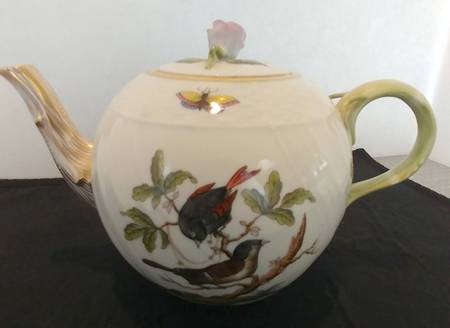 Rothschild Bird (RO) Teapot & Lid