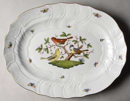 Rothschild Bird (RO) 16" Oval Serving Platter