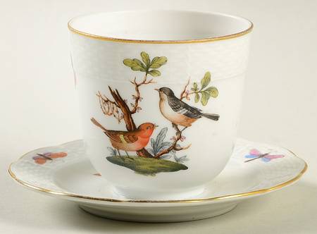 Rothschild Bird (RO) Jam/Jelly w/Attached Underplate No Lid