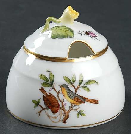 Rothschild Bird (RO) Honey Pot & Lid