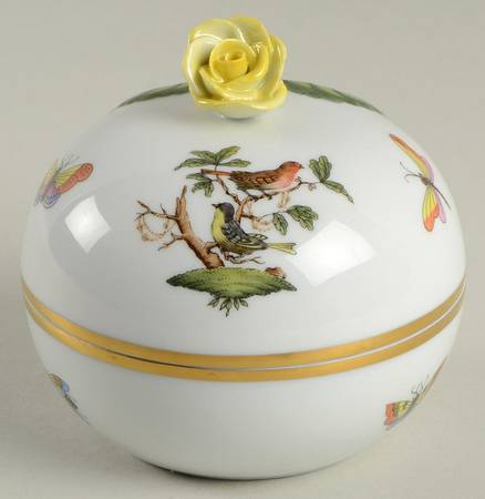Rothschild Bird (RO) 3" Round Box & Lid