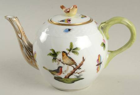 Rothschild Bird (RO) Individual Teapot & Lid