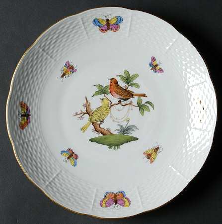 Rothschild Bird (RO) Dessert/Pie Plate