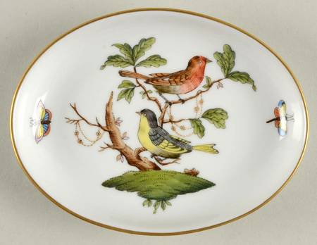 Rothschild Bird (RO) 4" Oval Ashtray