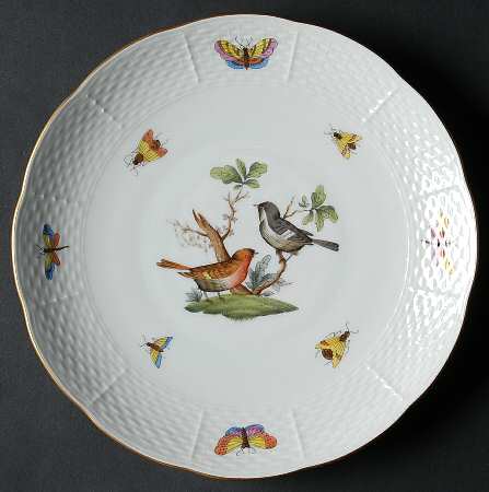 Rothschild Bird (RO) Dessert/Pie Plate
