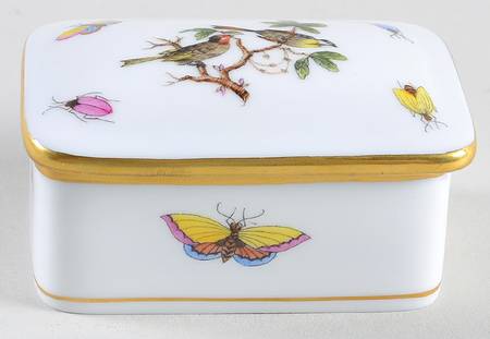 Rothschild Bird (RO) Trinket Box with Lid