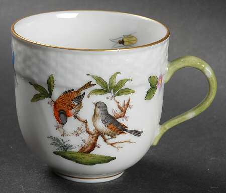 Rothschild Bird (RO) Flat Demitasse Cup